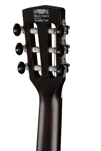 Cort Sunset-Nylectric-BK Sunset Series Электрогитара, нейлоновые струны.