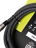 Leem FBS-3(BK/WH) Кабель инструментальный, черный/белый.-2