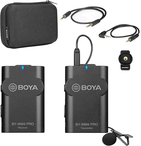 Boya BY-WM4 Pro Радиосистема с петличным микрофоном.