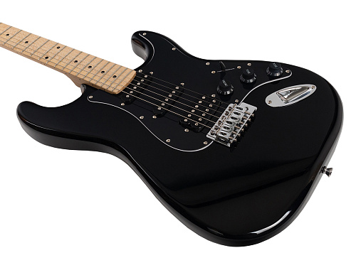 Rockdale Stars Plus HSS Maple Black Электрогитара.