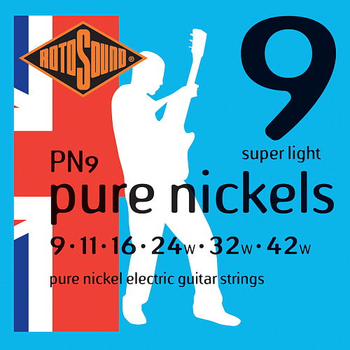 Rotosound PN9 Strings Nickel (9-42) Комплект струн для электрогитары.