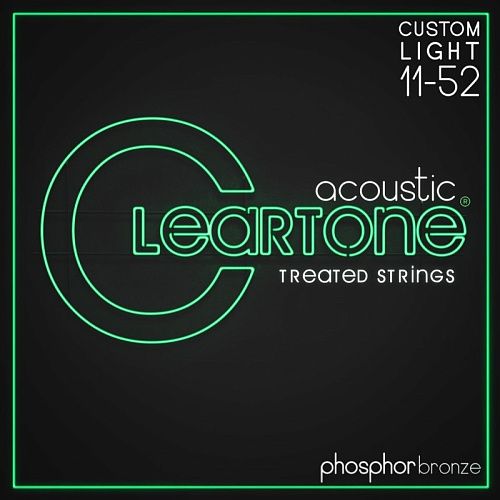 Cleartone 7411 Phosphor Bronze (11-52) Комплект струн для акустической гитары.