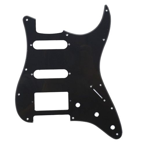 Musiclily MX0314 Защитная накладка для электрогитары, Fender Stratocaster, 1 слой, черная.