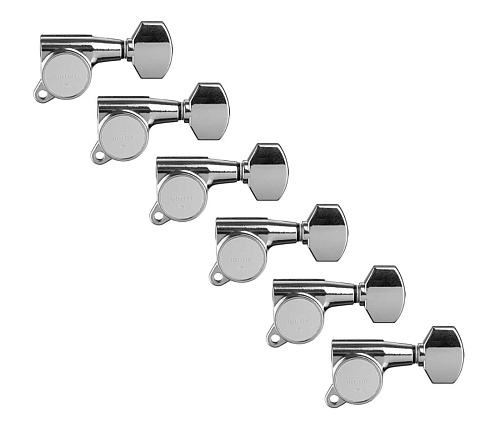 Gotoh SG381-07-C-L6 Комплект колков для гитары 6л, хром.