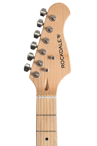 Rockdale Stars Plus HSS Maple Black Электрогитара.