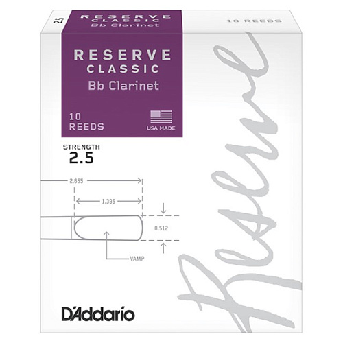 Rico DCT1025 Reserve Classic Трость для кларнета Bb.