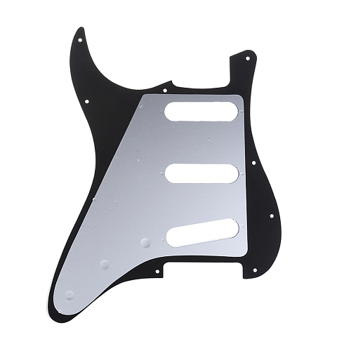 Musiclily MX1388BK Защитная накладка для электрогитары, Fender Stratocaster, 3 слоя, черная.