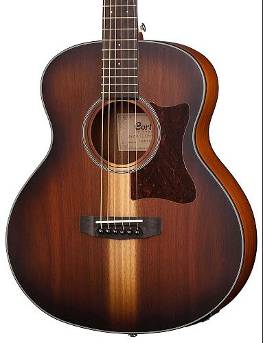 Cort Little-CJ-Blackwood-OPLB-WBAG CJ Series Электроакустическая гитара 3/4, цвет санберст.